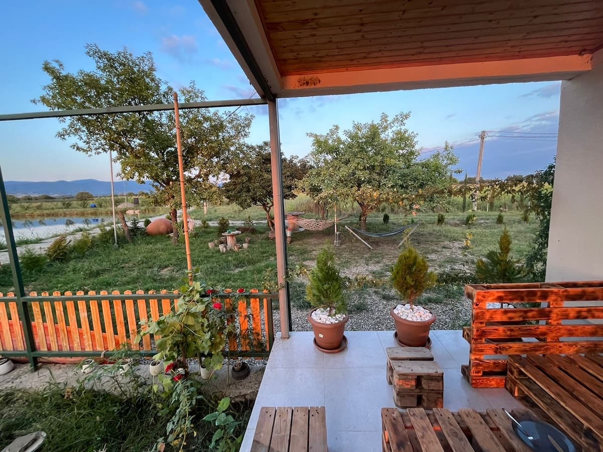 Manavi Green Lakes farmhouse and garden